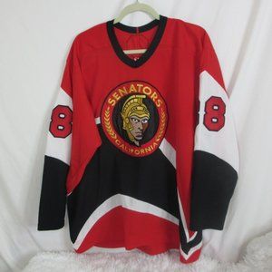 CCM Jersey California Senators Ice Hockey Team Away Game Heavyweight Size Large